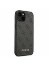 Guess Guess 4G Заден капак за iPhone 14 Кафяв