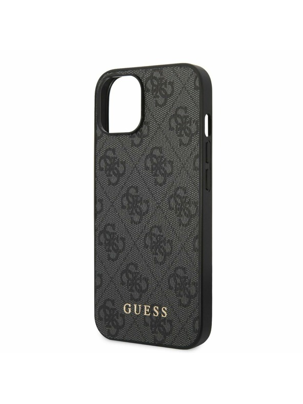 Guess Guess 4G Заден капак за iPhone 14 Кафяв