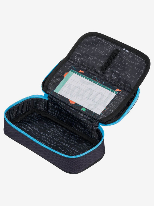 BAAGL  Черен 3 комплект skate bluelight: раница, моливник, чанта Baagl