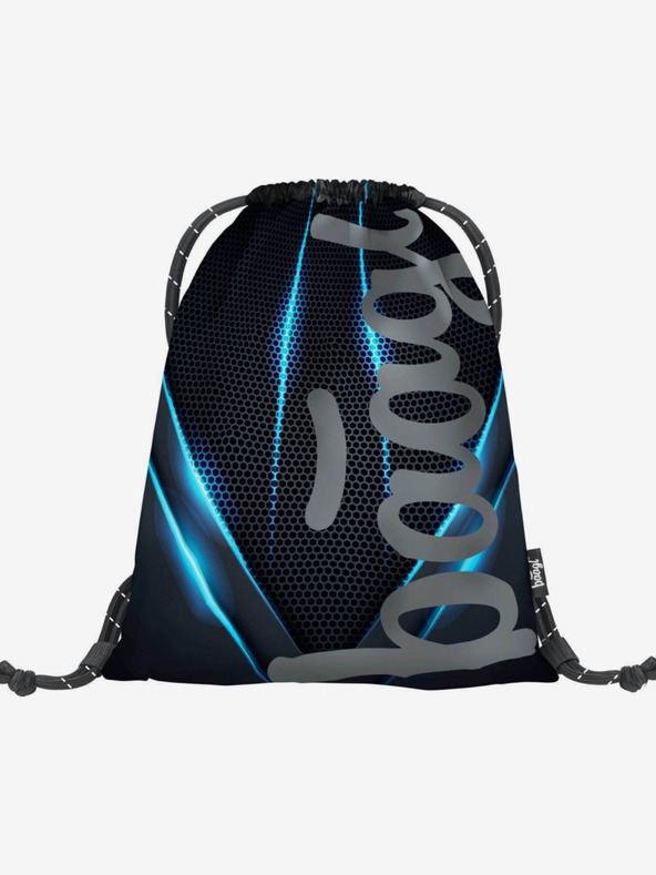 BAAGL  Черен 3 комплект skate bluelight: раница, моливник, чанта Baagl