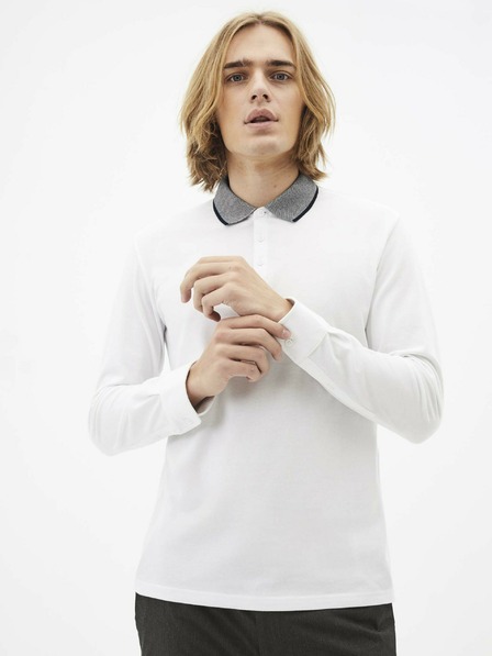 Celio Бяла поло риза Celio Sessicoml