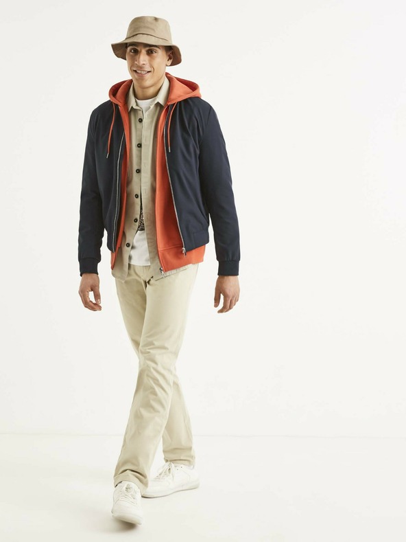 Celio Бежови мъжки панталони Celio