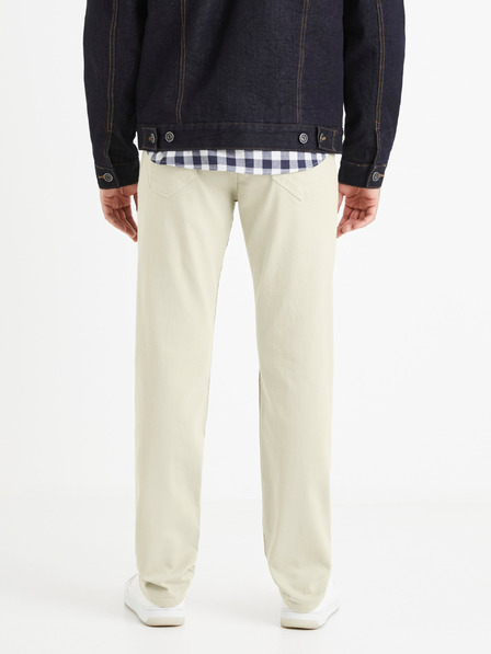 Celio Кремави мъжки панталони Celio Vopry1