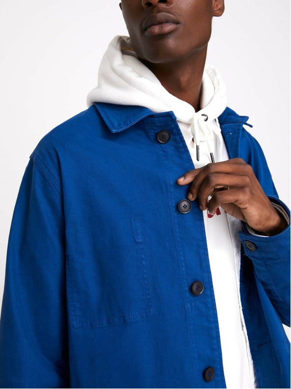 Celio Синьо мъжко леко яке с джобове Celio Muse