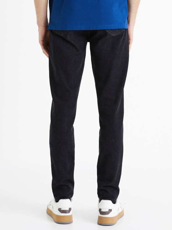 Celio Черни мъжки слим дънки Celio C25 Dosoft25