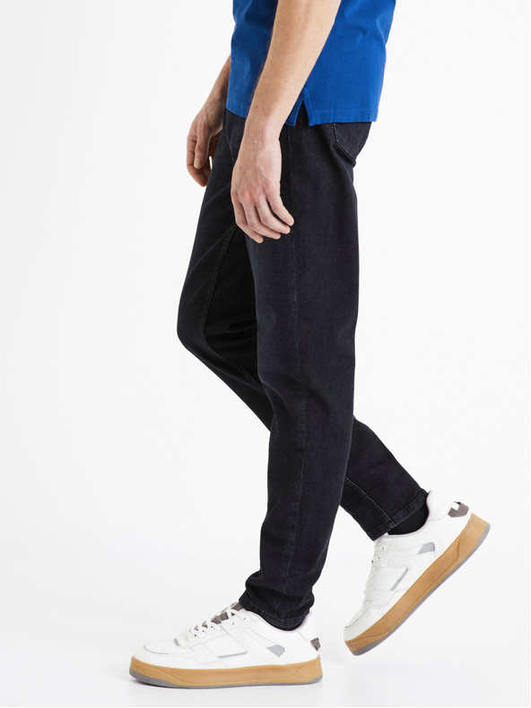 Celio Черни мъжки слим дънки Celio C25 Dosoft25