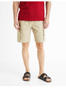 Celio Бежови мъжки къси панталони Celio Fostopbm