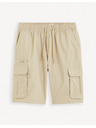 Celio Бежови мъжки къси панталони Celio Fostopbm