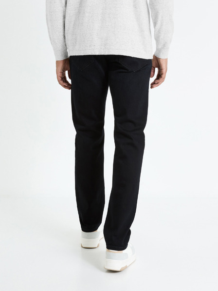 Celio Черни мъжки дънки с права кройка Celio Fobody15