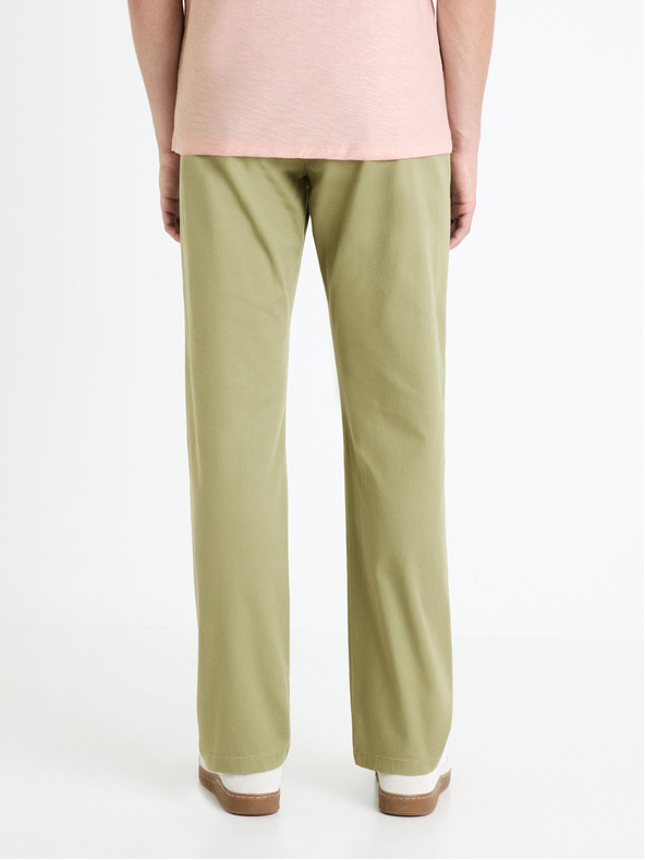 Celio Светлозелени мъжки панталони тип "чино" Celio Tohenri