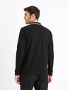 Celio Черна мъжка основна поло риза Celio Decolml