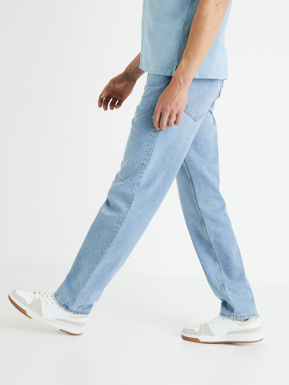 Celio Светлосини мъжки дънки с права кройка Celio Foloose