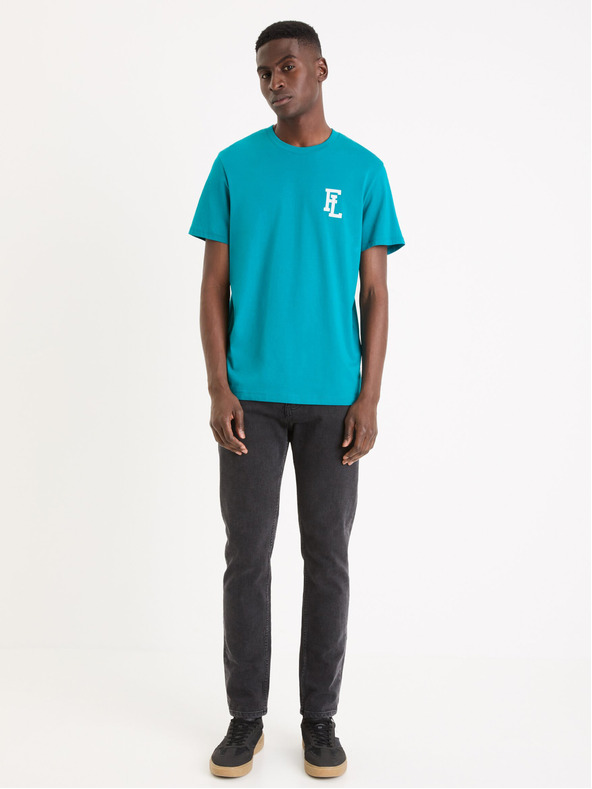 Celio Синя мъжка тениска Celio Gexflov