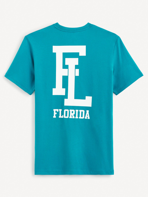 Celio Синя мъжка тениска Celio Gexflov