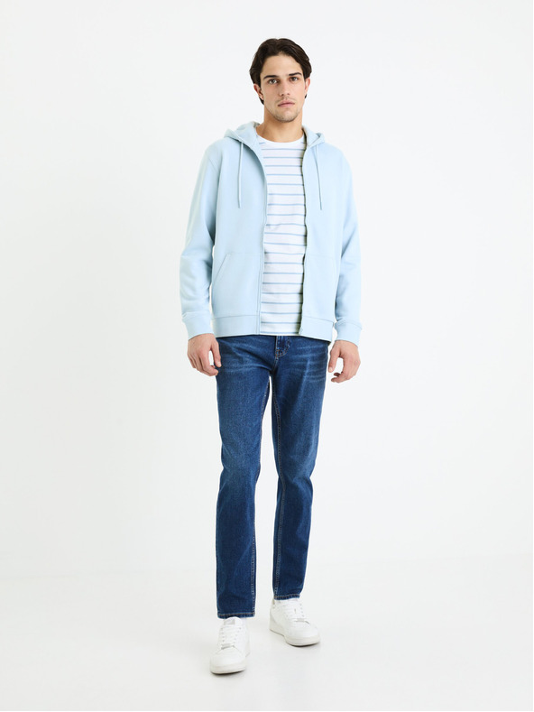 Celio Бяла мъжка основна тениска Celio Гепас