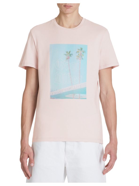 Celio Розова мъжка тениска Celio Jevibe