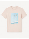 Celio Розова мъжка тениска Celio Jevibe