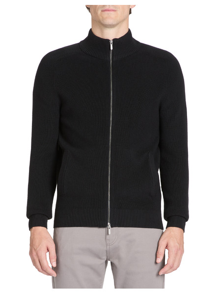 Celio Черна мъжка жилетка с цип Celio Jipyspooky