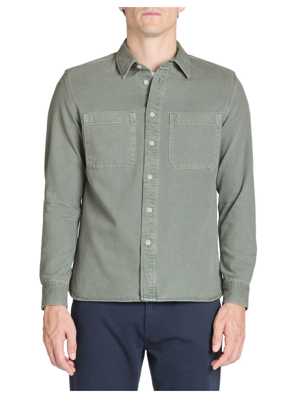 Celio Сива мъжка памучна риза Celio Fegetiml