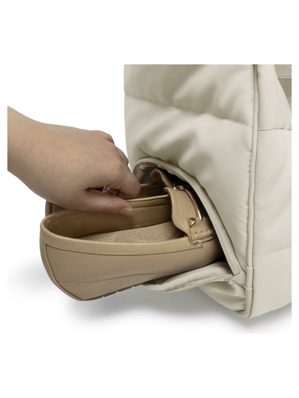 Heys Пътна чанта Heys Puffer Duffel Off White