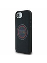 Oracle Red Bull Racing Red Bull PU кожен червен пръстен MagSafe заден калъф за iPhone 16e Navy