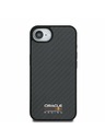 Oracle Red Bull Racing Red Bull Carbon лъскав лого MagSafe заден калъф за iPhone 16e Black