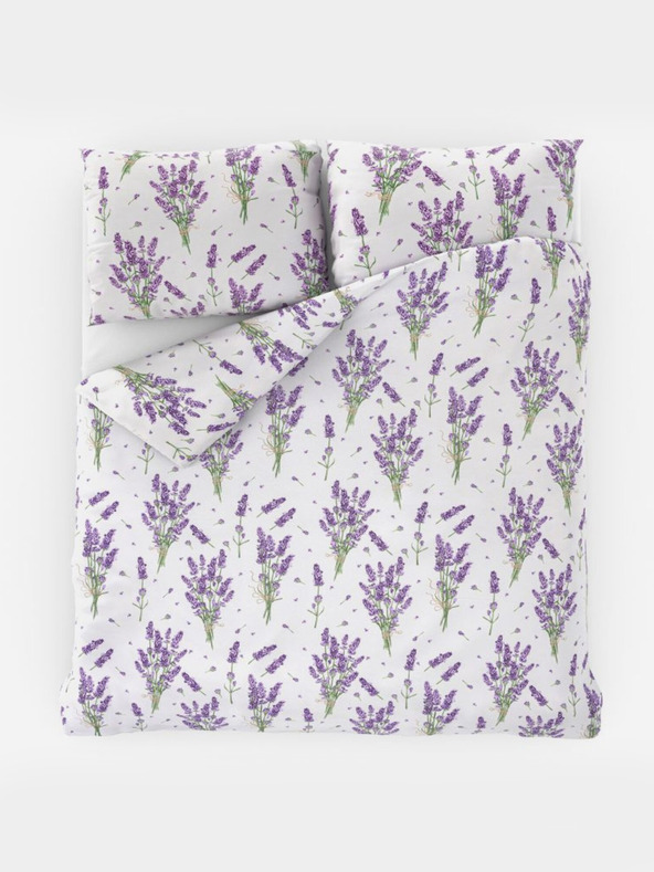 Kvalitex Френско памучно спално бельо PROVENCE COLLECTION 220x200, 70x90см ЛАВАНДУЛА виолетово Kvalitex