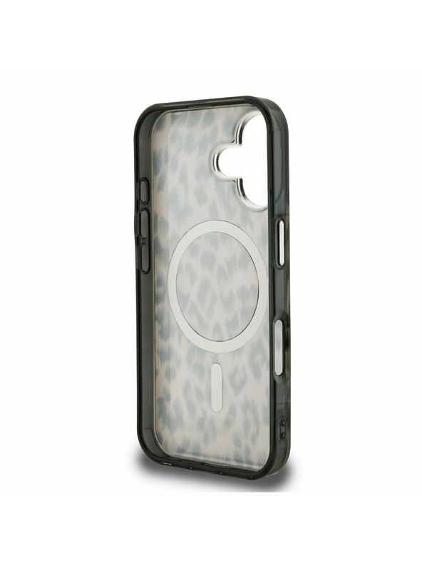 Karl Lagerfeld Karl Lagerfeld IML Leopard MagSafe Заден Кейс за iPhone 16 Кафяв