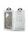Karl Lagerfeld Karl Lagerfeld IML Leopard MagSafe Заден Кейс за iPhone 16 Кафяв