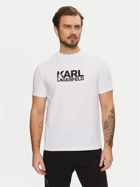 Karl Lagerfeld Мъжка бяла тениска 551235 Karl Lagerfeld
