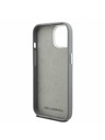 Karl Lagerfeld Karl Lagerfeld Grained PU K&CH Heads Заден Калъф за iPhone 15 Grey