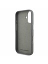 Karl Lagerfeld Karl Lagerfeld Grained PU K&CH Heads Заден Калъф за iPhone 16 Grey