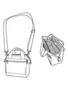 Reisenthel Чанта Reisenthel Allrounder Cross Twist Сребрист