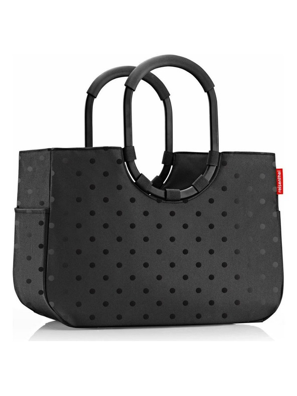Reisenthel Чанта Reisenthel Loopshopper L Frame Glossy dots black