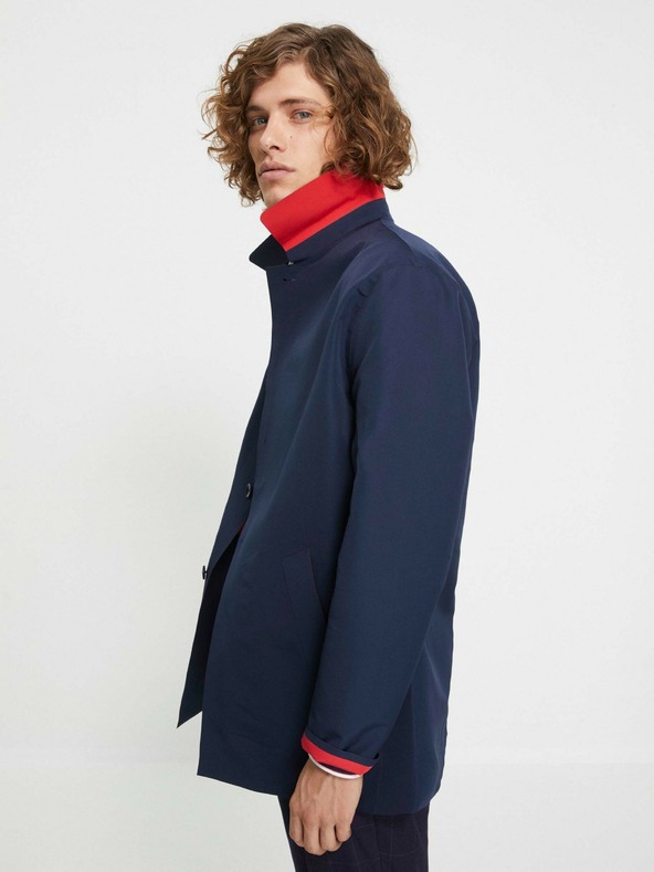 Celio Тъмно синьо мъжко палто Celio Nulaser