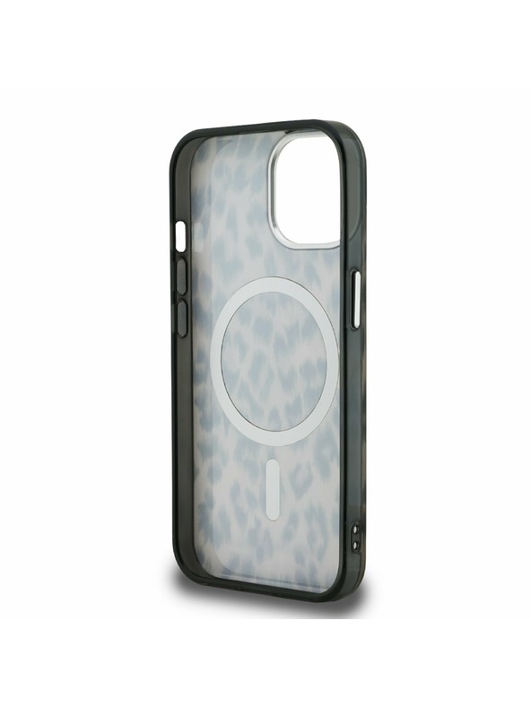 Karl Lagerfeld Karl Lagerfeld IML Леопард MagSafe Заден Капак за iPhone 15 Кафяв