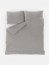 Kvalitex Сатенено френско спално бельо LUXURY COLLECTION 1+2, 200x200, 70x90 см светлосиво