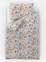 Kvalitex Сатенено спално бельо Luxury Collection 140x200, 70x90cm Коралова градина Kvalitex