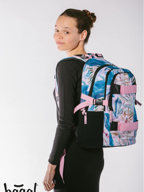 BAAGL  BAAGL 3 SET Skate Leafs: раница, моливник, чанта BAAGL