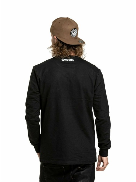 Meatfly Meatfly мъжка тениска с дълъг ръкав Harvey Black | Черна | Размер