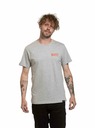 Meatfly Meatfly мъжка тениска Yvans Round Globus Patch Grey
