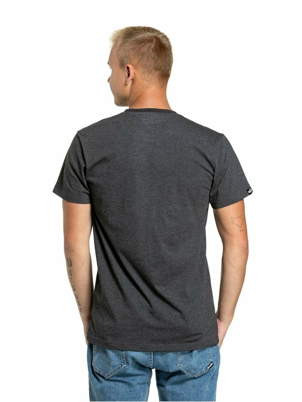 Meatfly Meatfly опаковка мъжки тениски MF Logo Multipack Charcoal Heather/Olive/Navy Heather | Сива