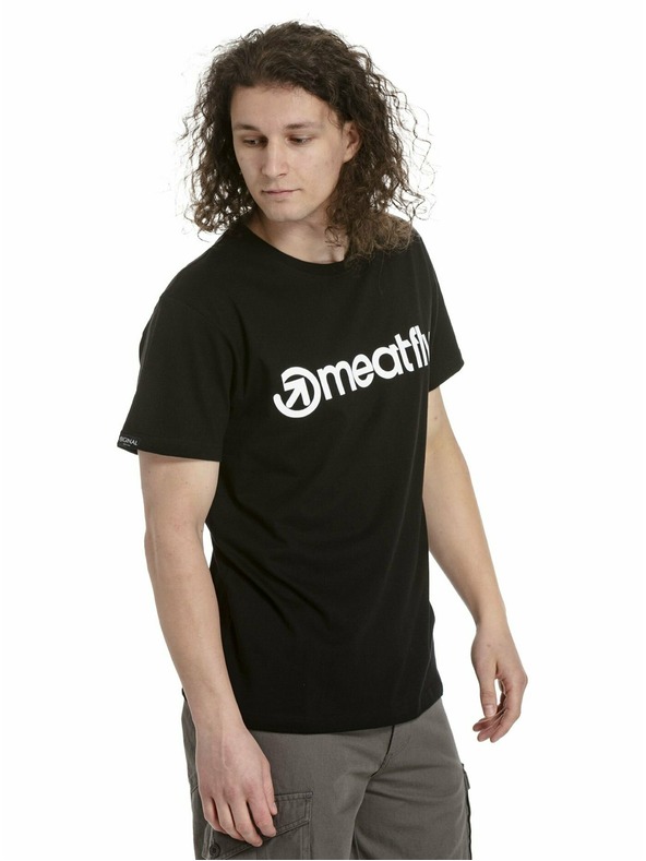 Meatfly Meatfly опаковка мъжки тениски MF Logo Multipack Black/Charcoal Heather/White | Черна | Размер