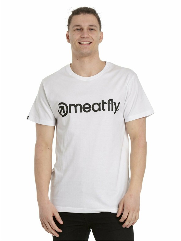 Meatfly Meatfly опаковка мъжки тениски MF Logo Multipack Black/Charcoal Heather/White | Черна | Размер