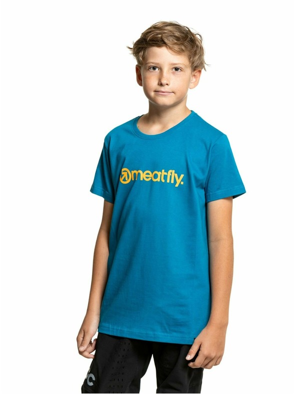 Meatfly Meatfly детска тениска Bart Funky Blue | Синя | Размер 146 | 100% памук