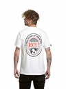 Meatfly Meatfly мъжка тениска Yvans Round Globus Patch White