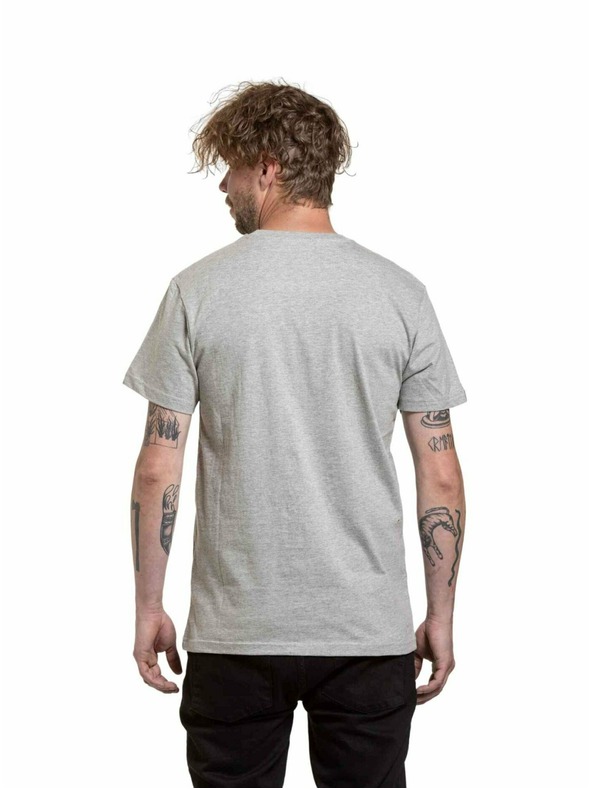 Meatfly Meatfly мъжка тениска Yvans Written Patch Grey