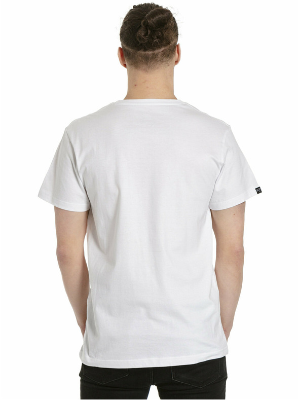 Meatfly Meatfly мъжка тениска MF Logo White | Бяла | Размер M | 100% памук