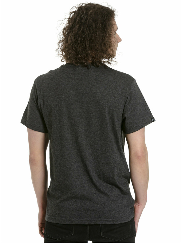 Meatfly Meatfly мъжка тениска MF Logo Charcoal Heather | Сива | Размер