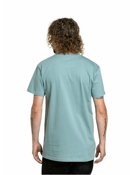 Meatfly Meatfly мъжка тениска Joe Dusty Mint | Синя | Размер M | 100% памук
